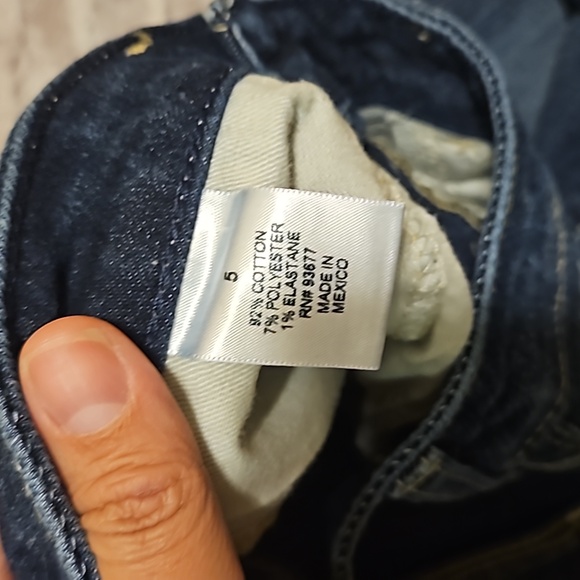 Arizona jeans button fly hi-rise skinny jeans size 5 - Picture 3 of 4